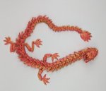12 Inch Chinese Dragon in red and gold