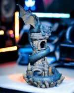 Guardian of the Dice Tower 9.25 inches tall